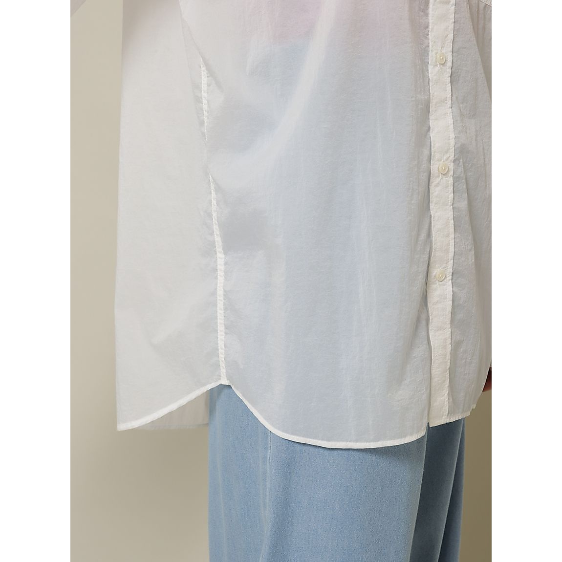 エアーナイロン オーバーサイズシャツ