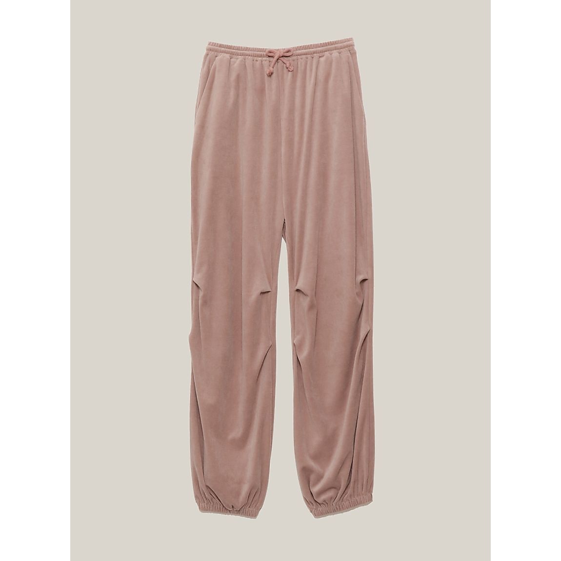 コンパクトベロアワイドパンツ