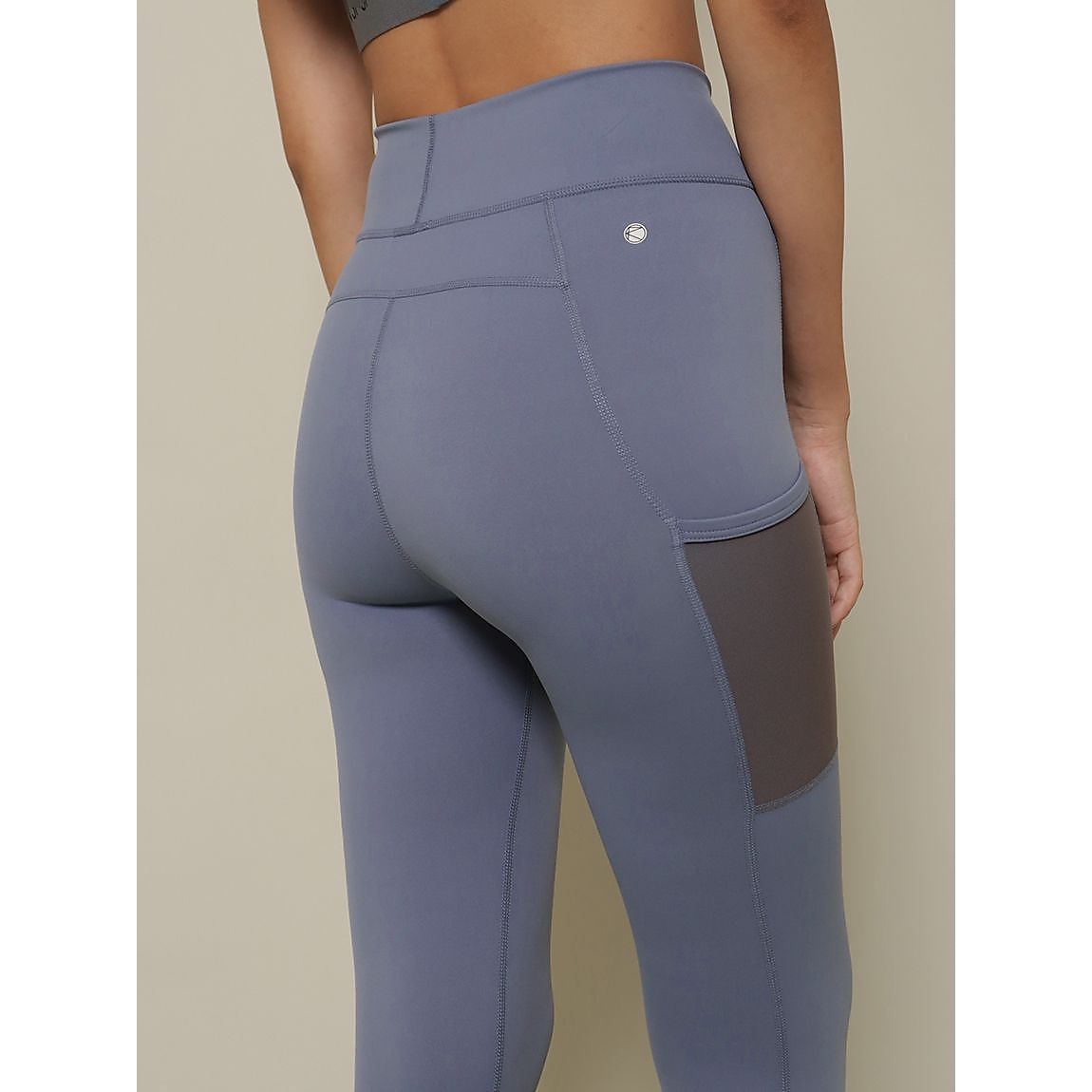 ナイロンスパンライトサポート クロップトタイツ