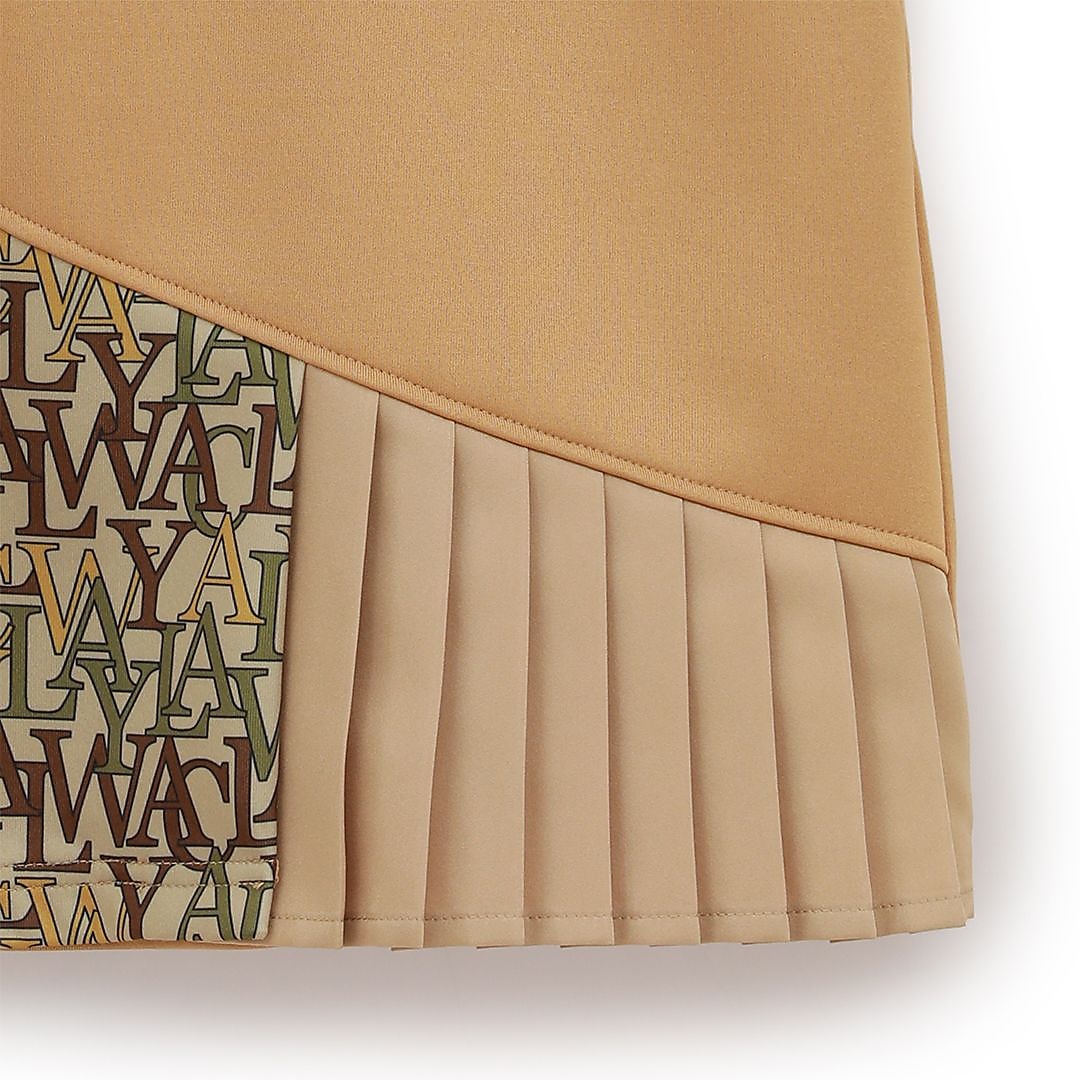 ロゴプリントダンボールスカート