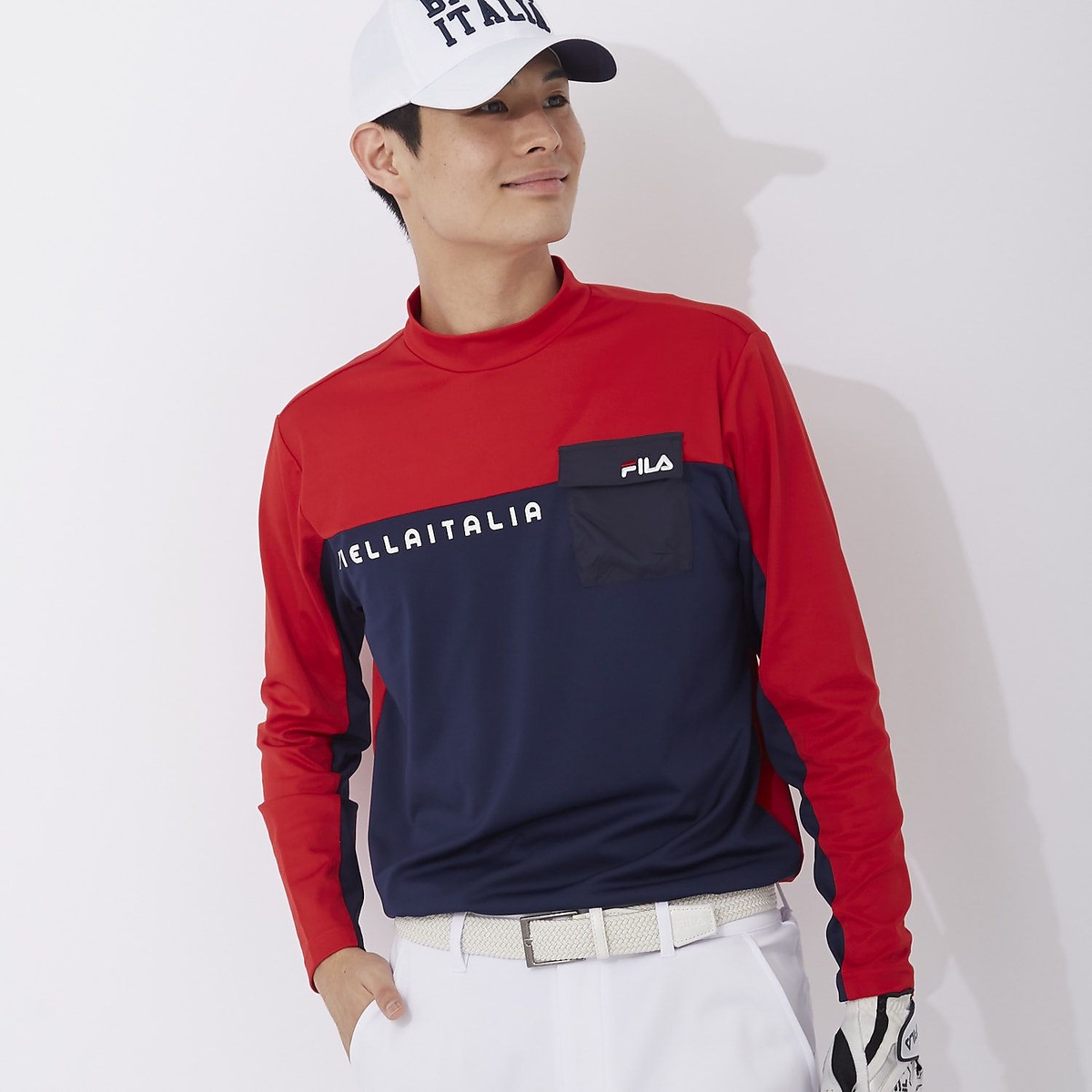 ＦＩＬＡ　ＧＯＬＦ　ナガソデ　シャツ
