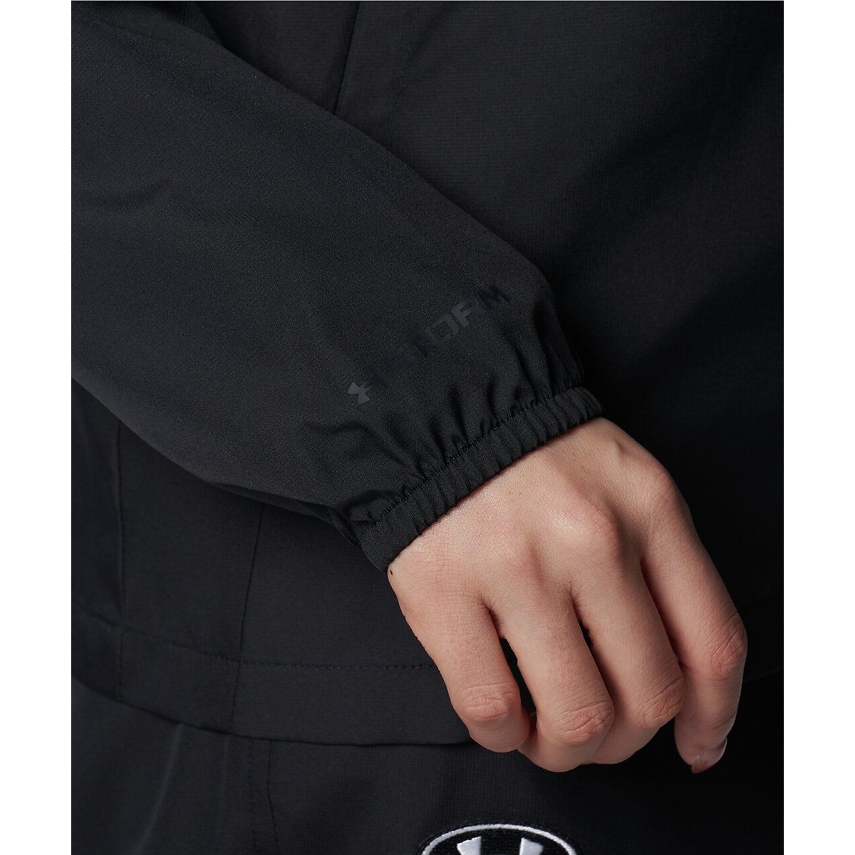 UA WORDMARK WOVEN FULL ZIP HOODIE