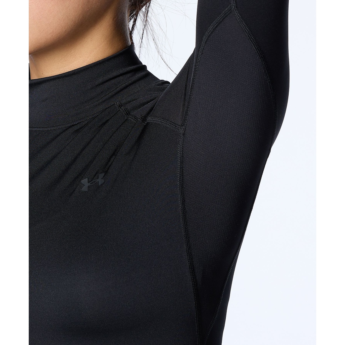 UA W HG Comp LS Mock