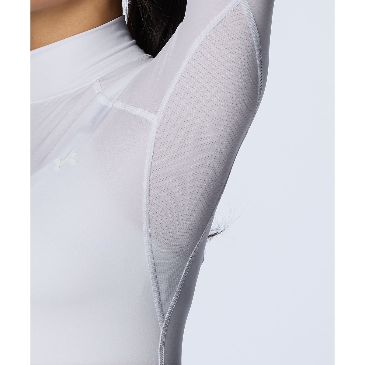 UA W HG Comp LS Mock