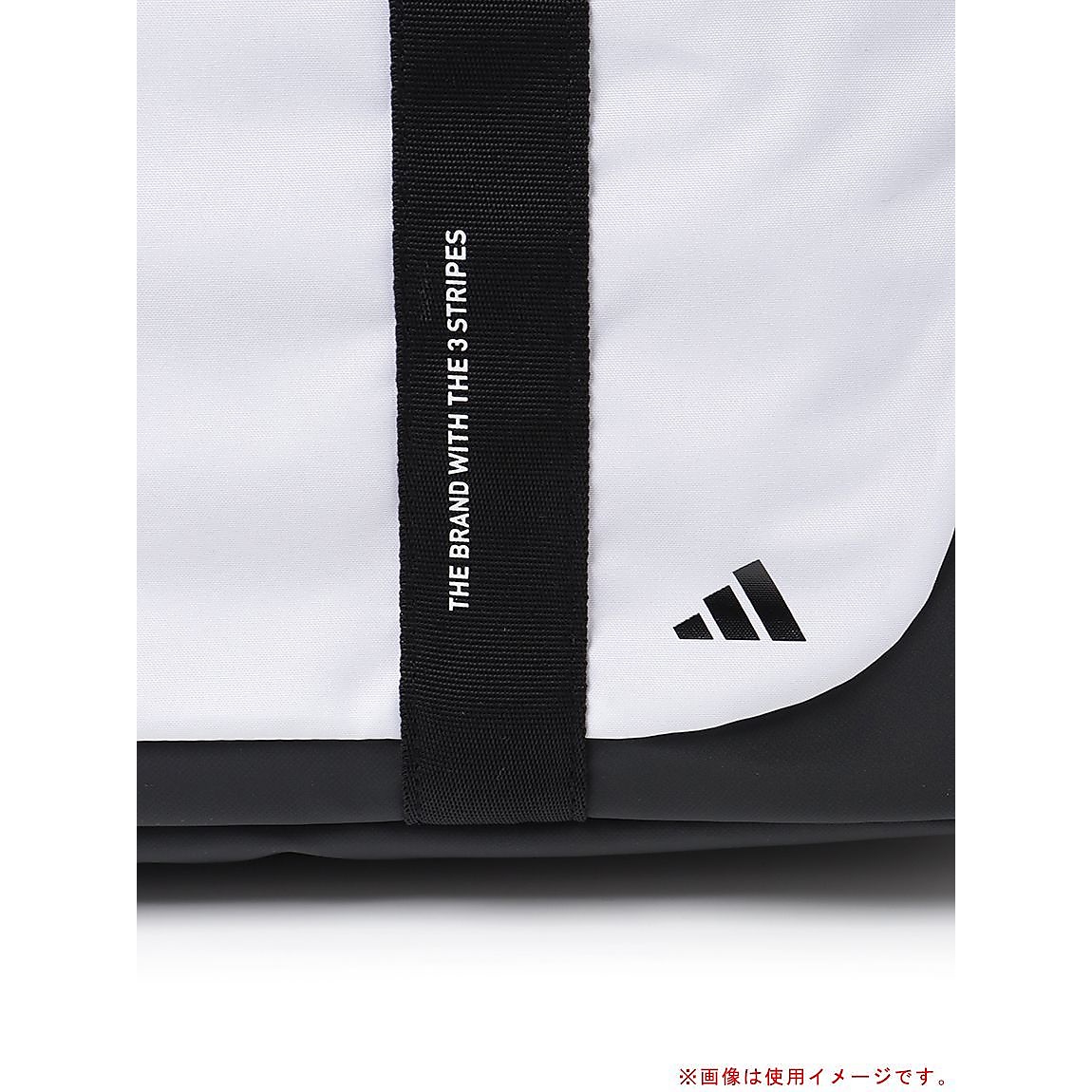 シューズポケット付き ボールドロゴダッフルバッグ