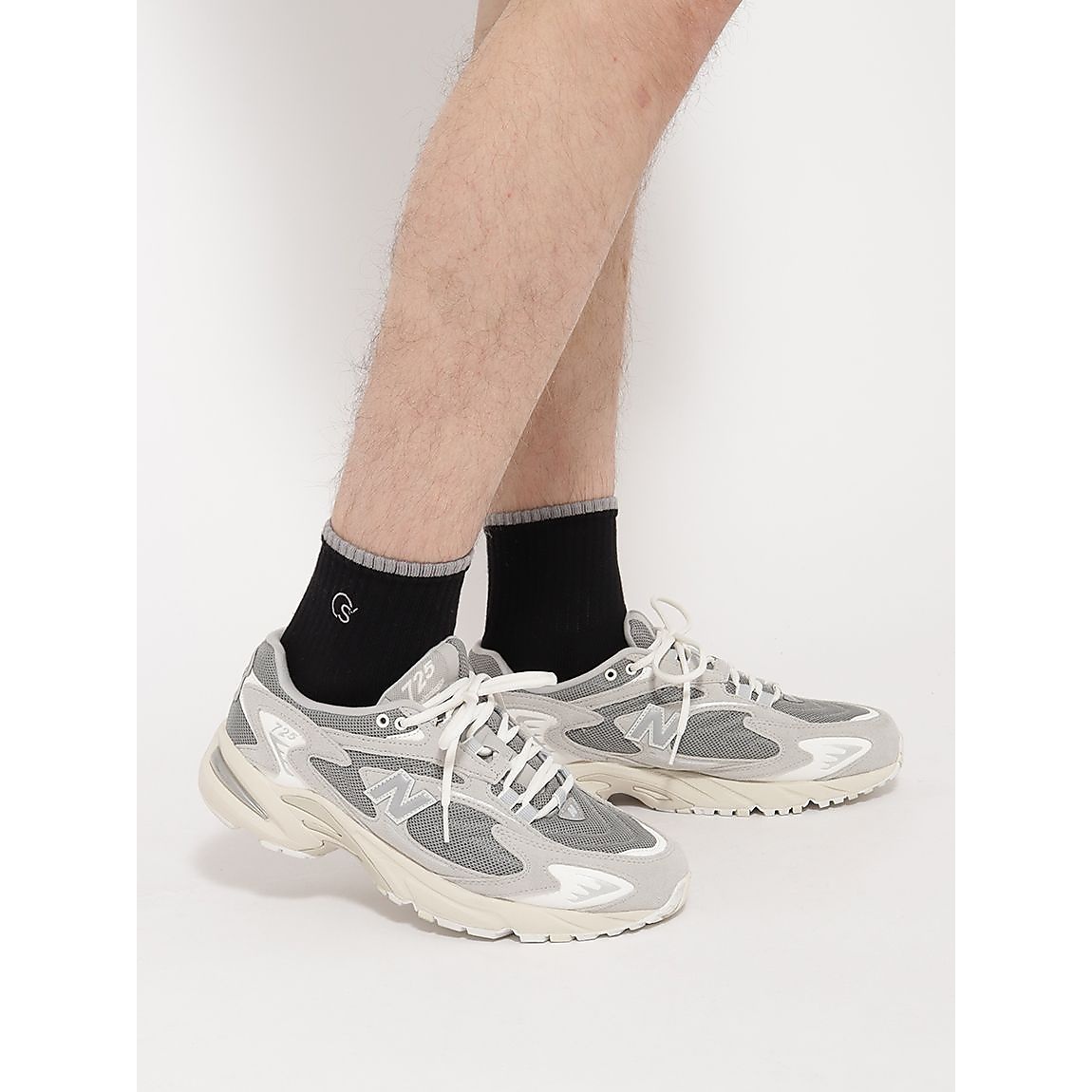 2足組パイル編 ワンポイントロゴソックス:ショート