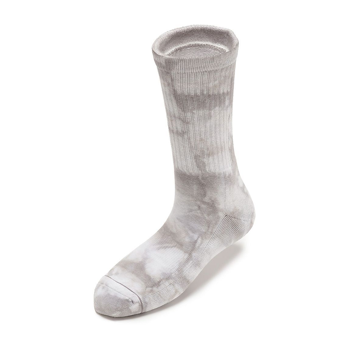 2足組パイル編 タイダイロゴソックス:ミドル