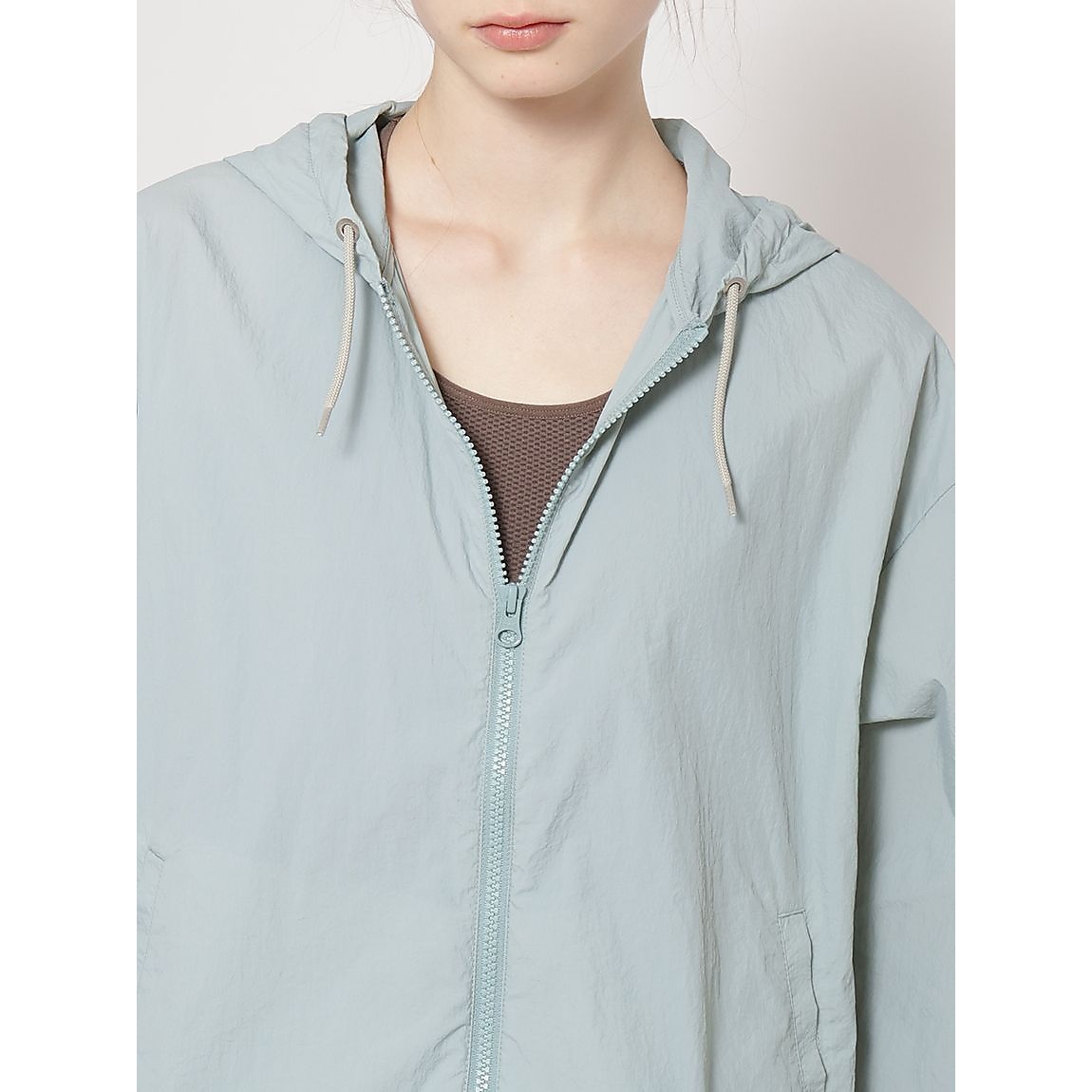 ナイロンワッシャー フーディジャケット LADIES