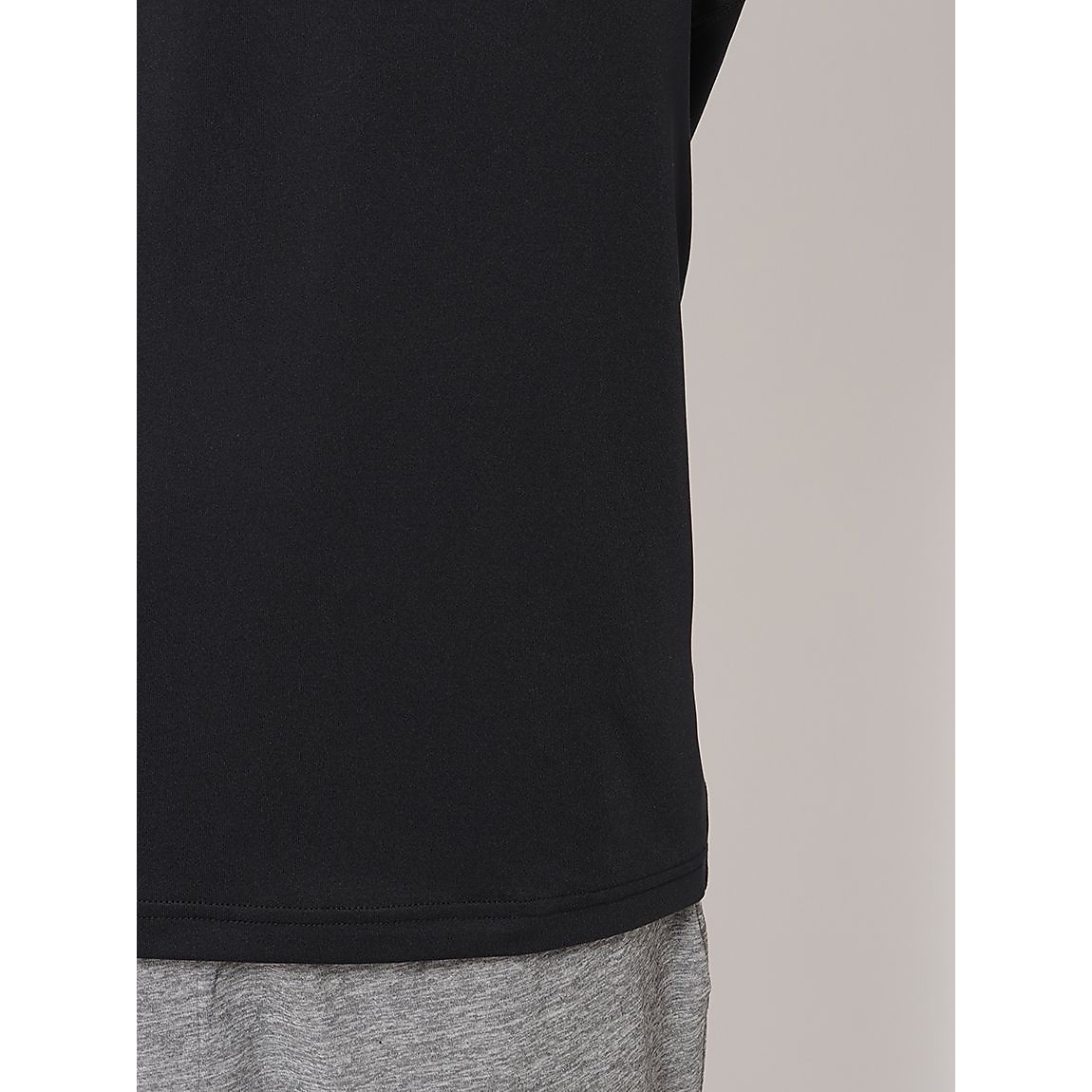 脇汗パッド付インナー Uネック半袖Tシャツ MENS