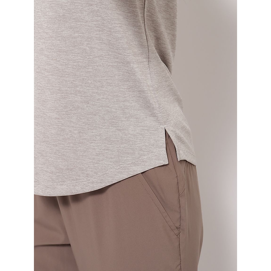 カチオン杢天竺 レギュラー半袖Tシャツ LADIES