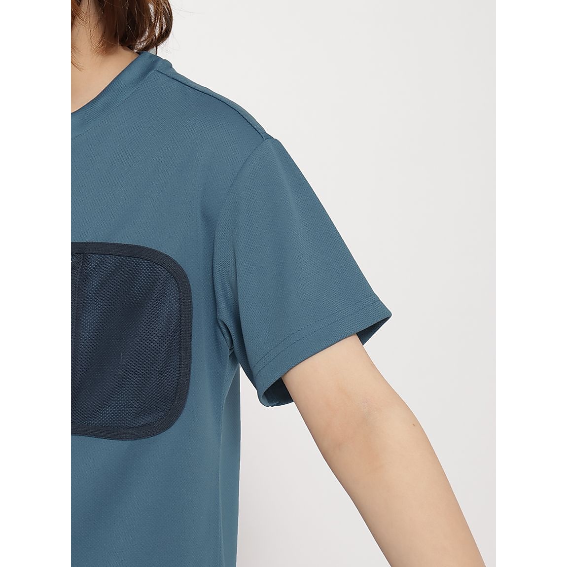 PEメッシュスムース メッシュポケットTシャツ JUNIOR