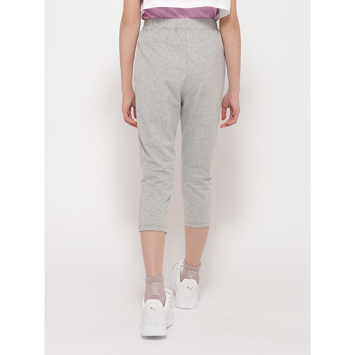 コットンPU天竺 クロップトロゴレギンス GIRLS