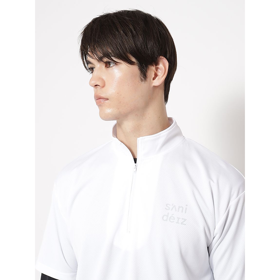 ハニカムメッシュスム-ス ハーフジップ＆長袖 MENS