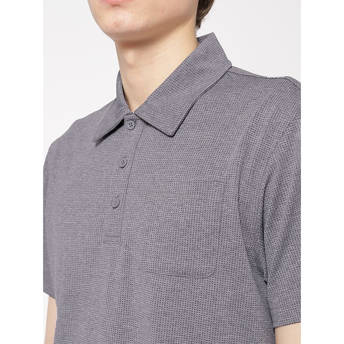 ナイロンメッシュジャージ ポロシャツ半袖 MENS