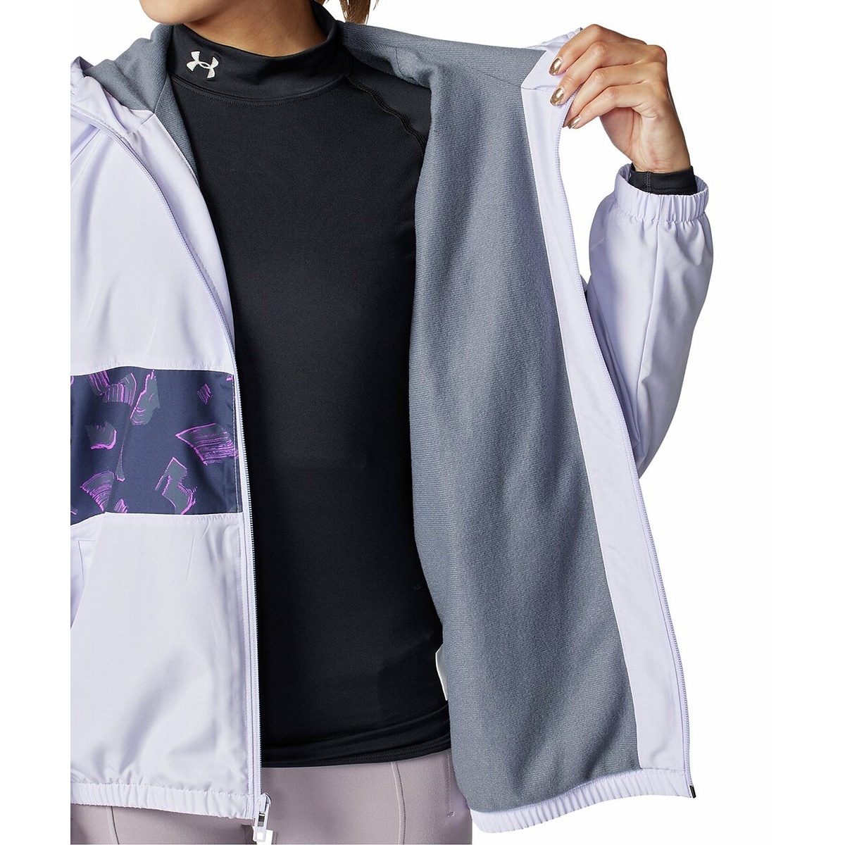 F24 UA TRICOT WOVEN FZ HOODIE