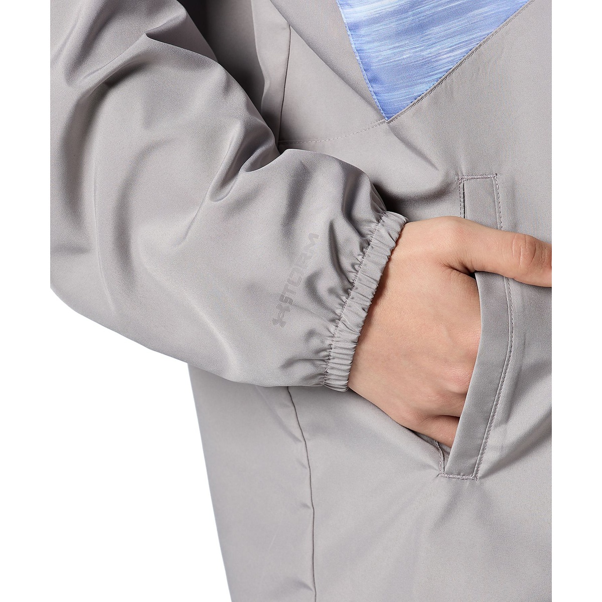 F24 UA MESH WOVEN FZ HOODIE