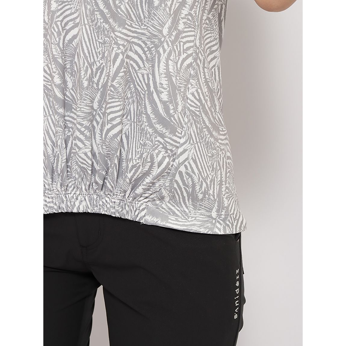 ポリエステルスムース for GOLF ボタニカルノースリポロ LADIES