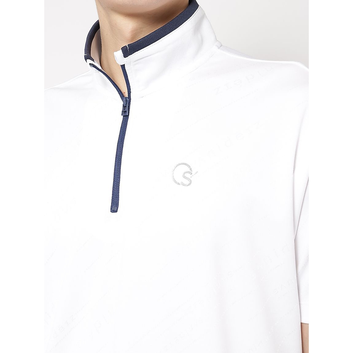ポリエステルスムース for GOLF ロゴJQハーフジップ MENS