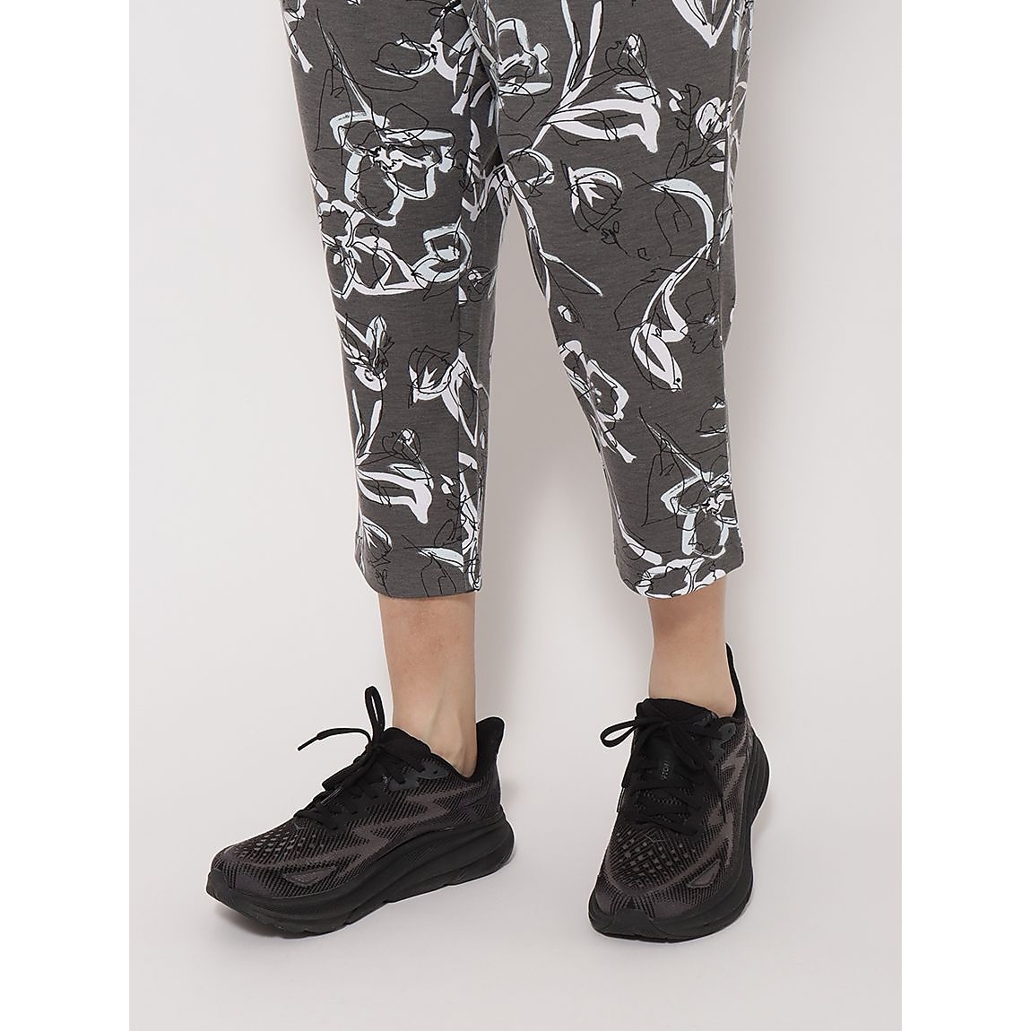 ポリエステルレーヨン天竺 プリントイージーパンツLADIES