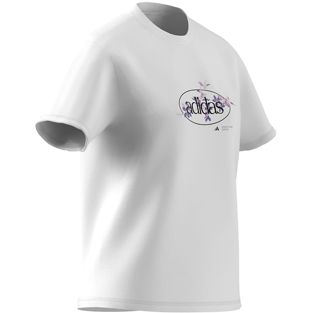 W FLORAL グラフィック Tシャツ