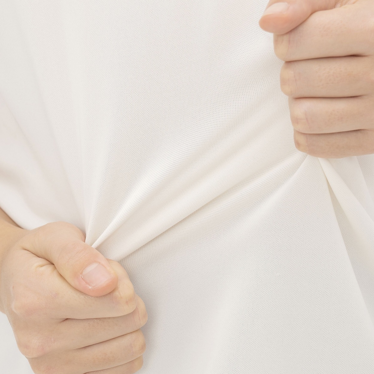 汗染み軽減フレンチスリーブシャツ