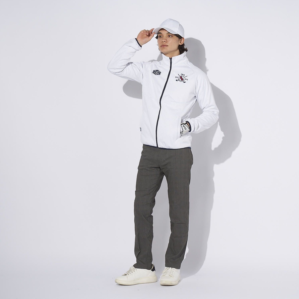 FILA GOLF 高周波キルトボンディングブルゾン