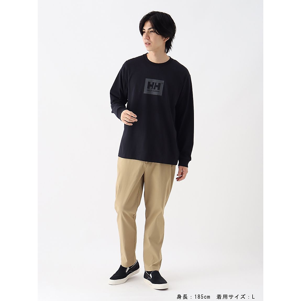 L/S HH Logo Tee (L/S HH Logo Tee)