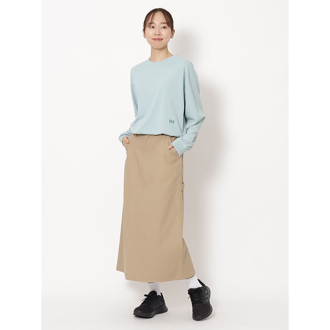 L/S One Point Tee (ロングスリーブ ワンポイントティー)