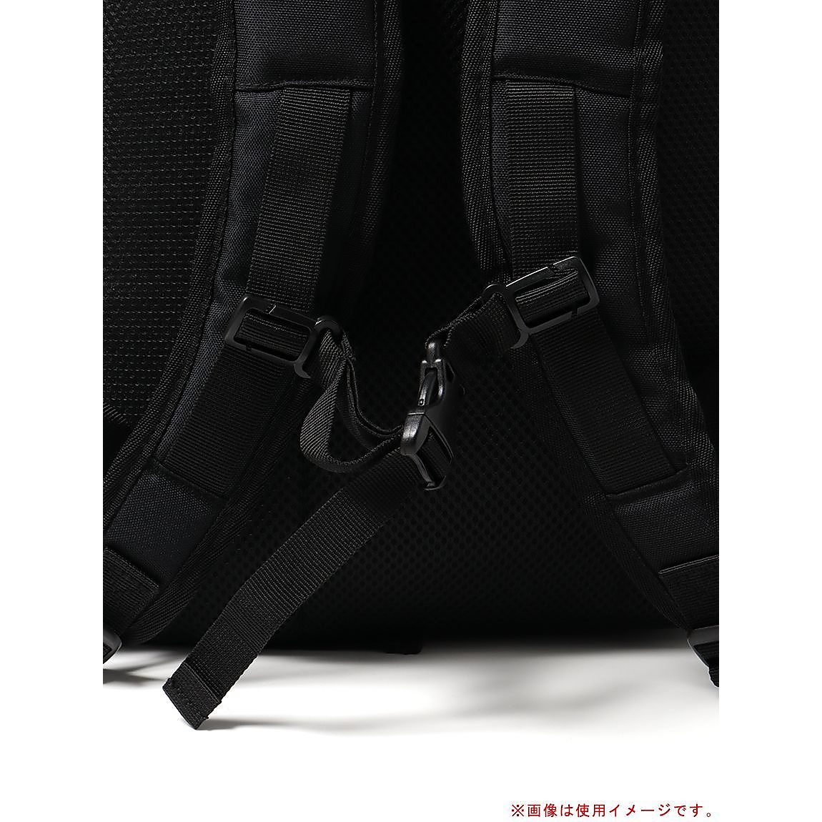 スプリットバックパック - ブラック/ブラック/レッド