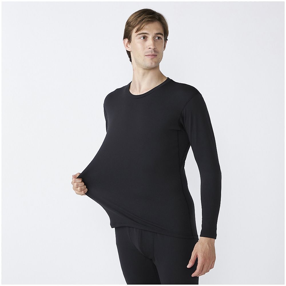 プレミアホットインナー　ブレスサーモ　中厚 for Active クルー長袖M