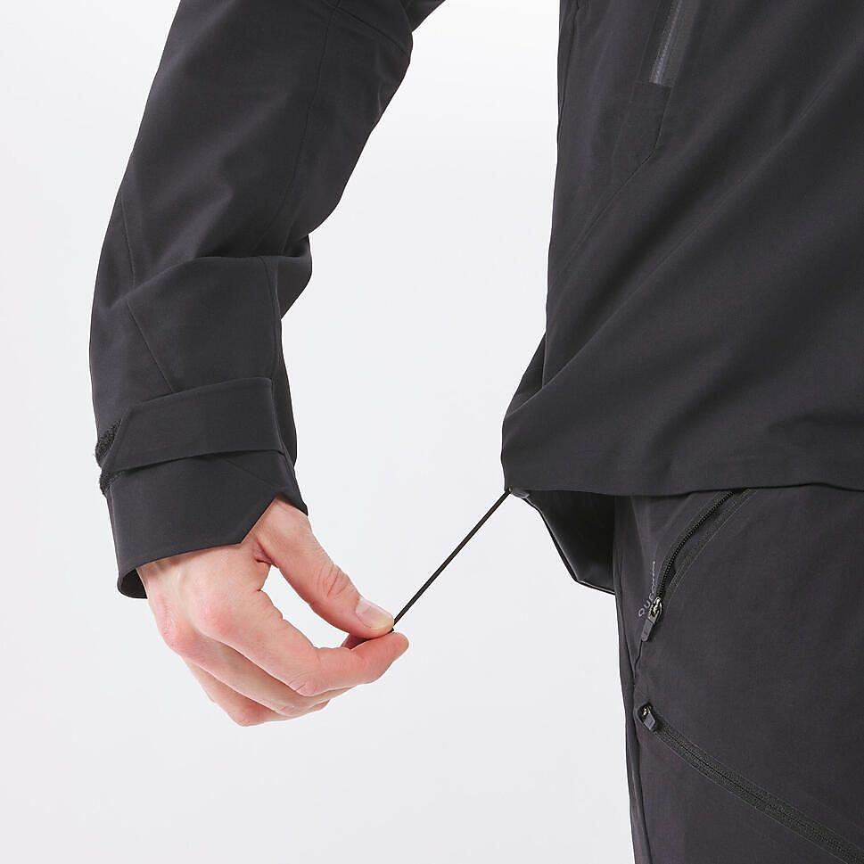 MENSトレッキング防水ジャケット BK