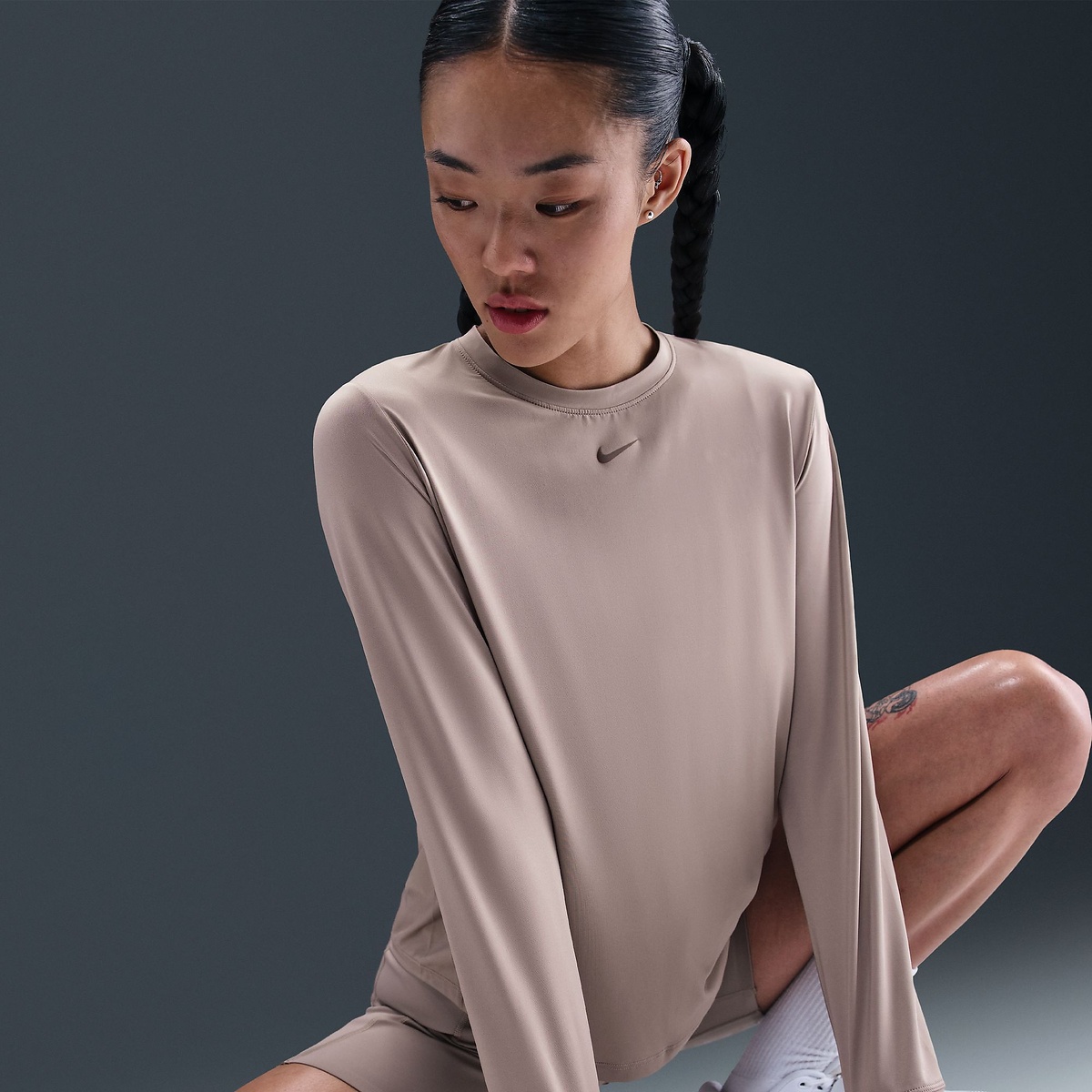 ナイキ ウィメンズ ワン DF スリム L/S トップ