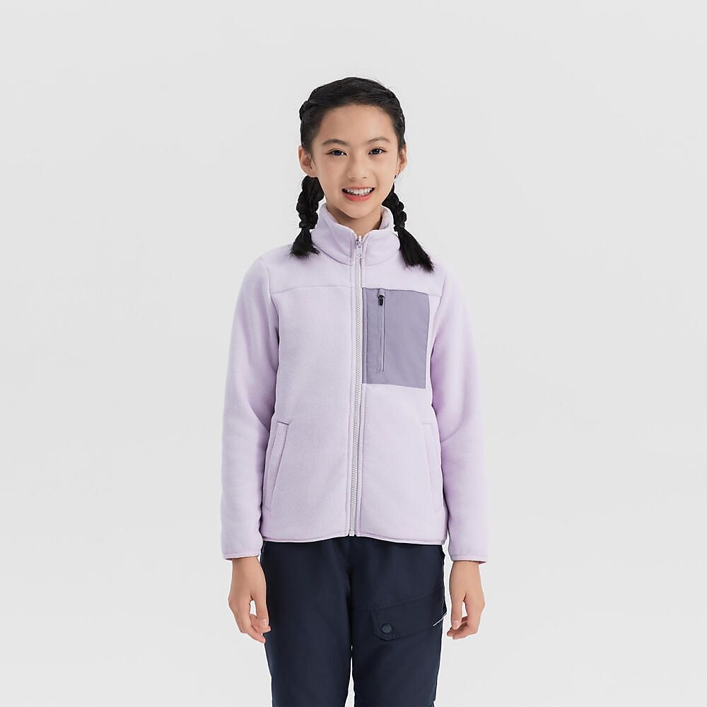 QUECHUAキッズフリースジャケット3WAY NH500 PPL