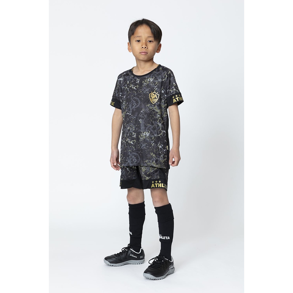 FCA グラフィックプラクティスパンツ　JrBLK　MIX