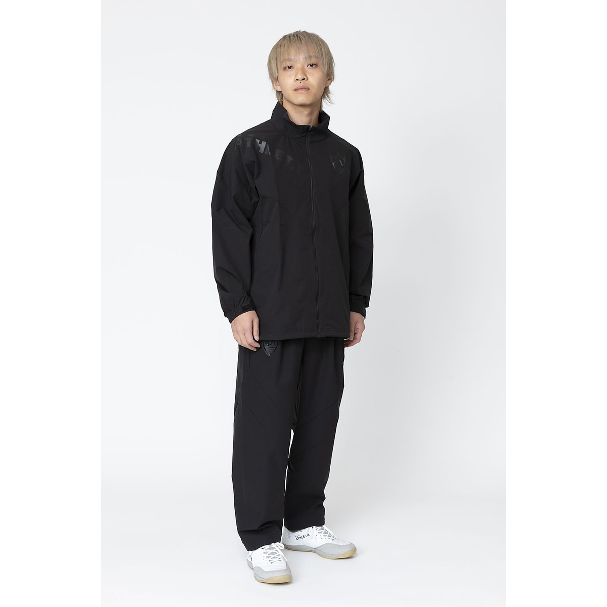 FCA カラーブロックTRジャケットBLK