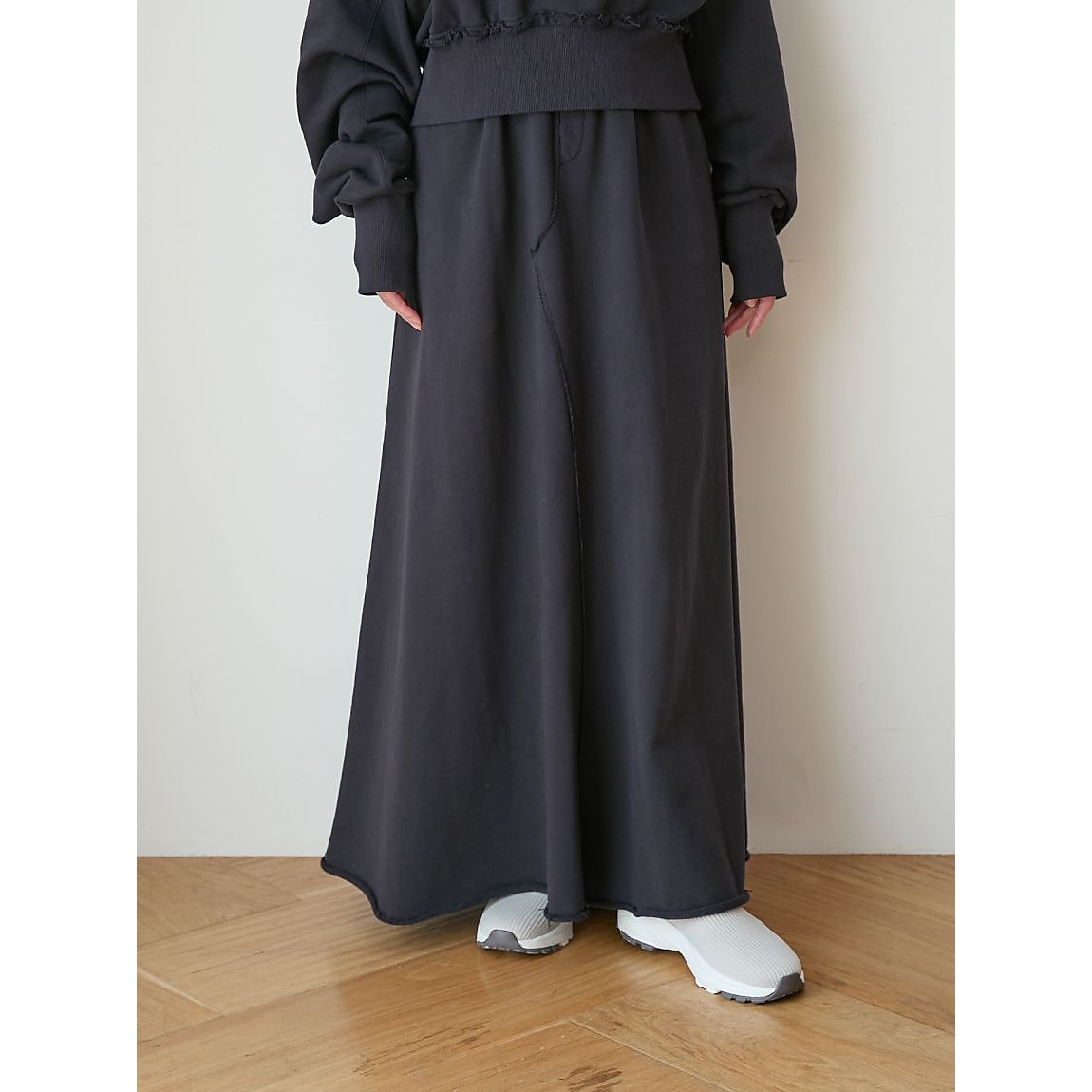 スウェットマキシスカート