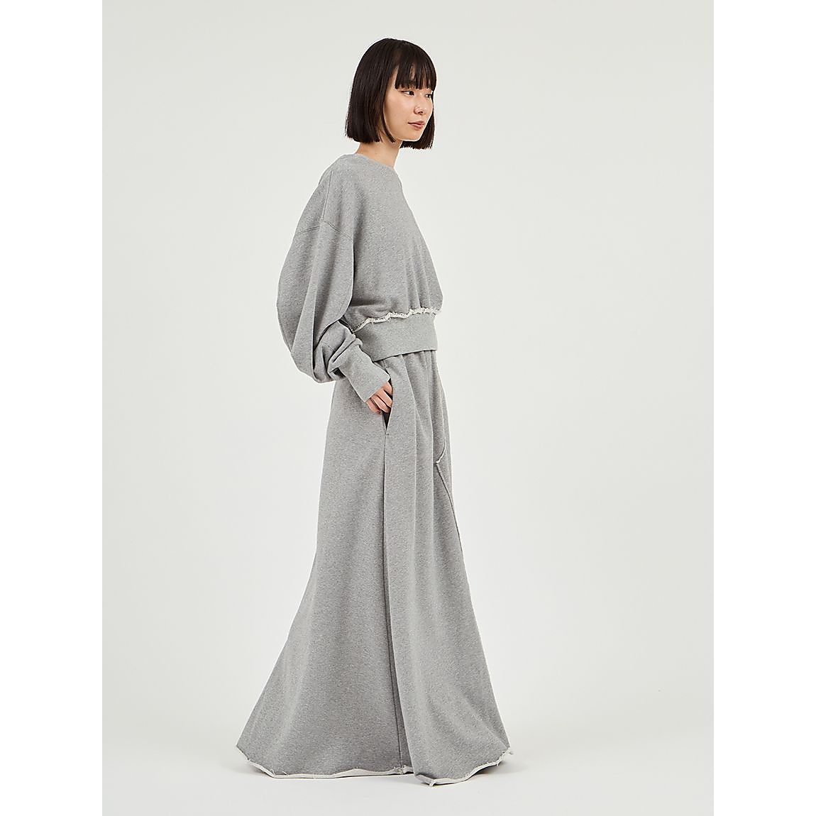 スウェットマキシスカート