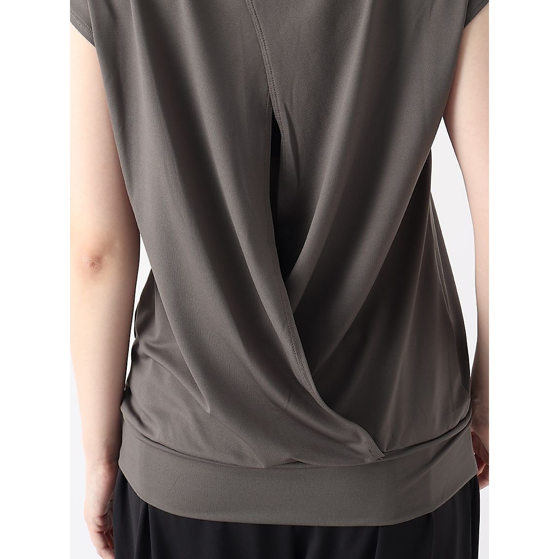 Real Stone フレンチスリーブトップ GRK