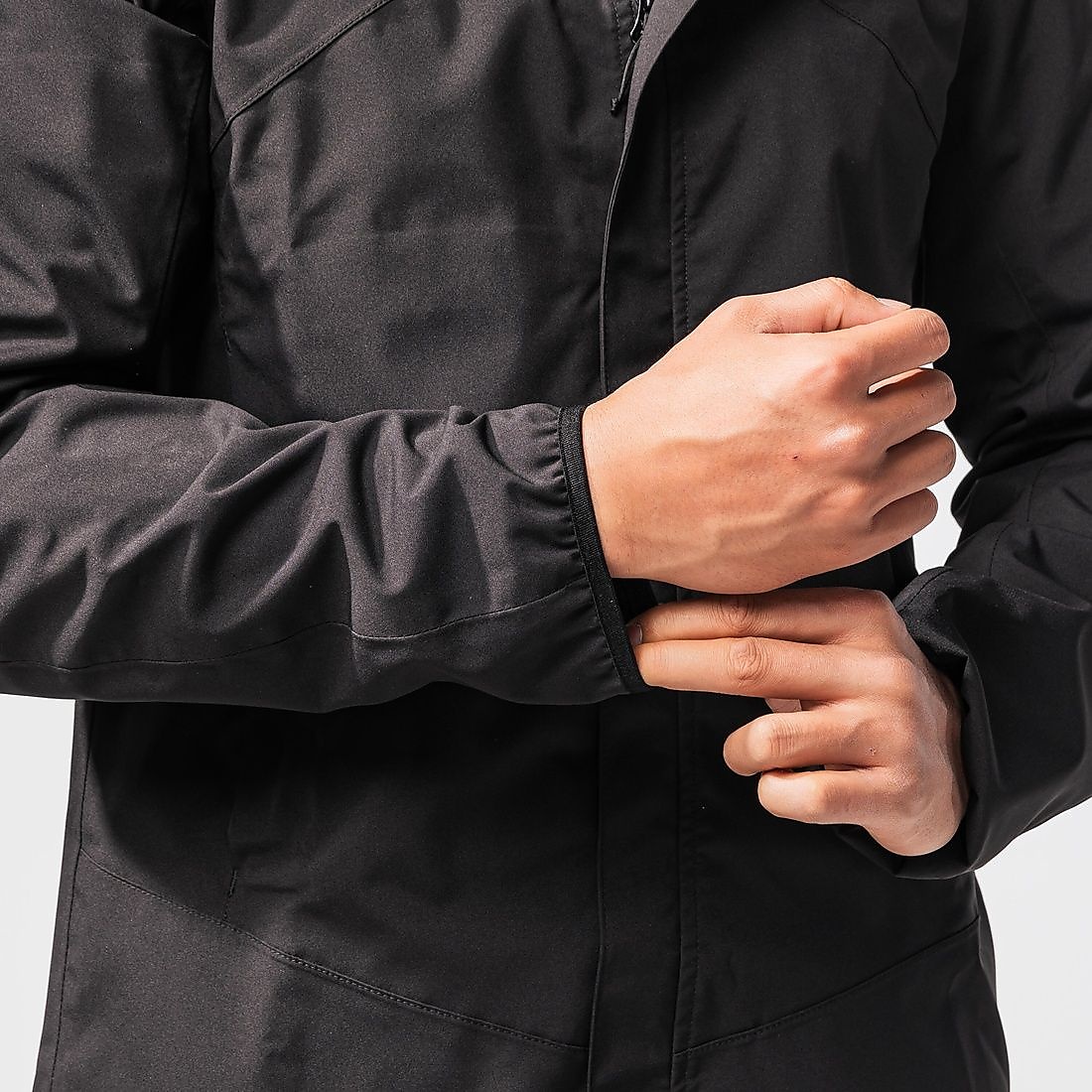 Decathlon メンズ 防水ジャケット MH150 BLK