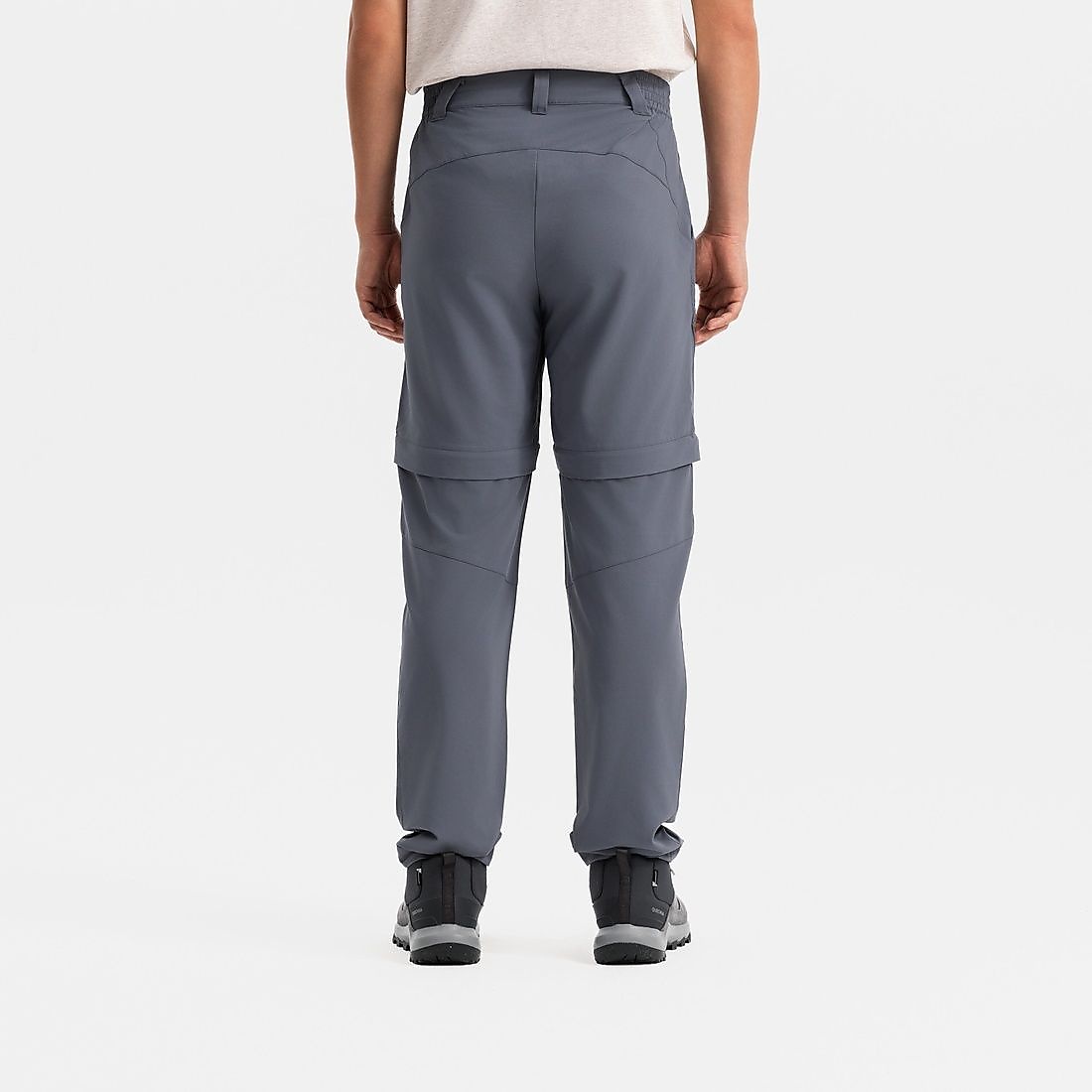 Decathlonメンズ 2WAY モジュールパンツ MH100 GRY
