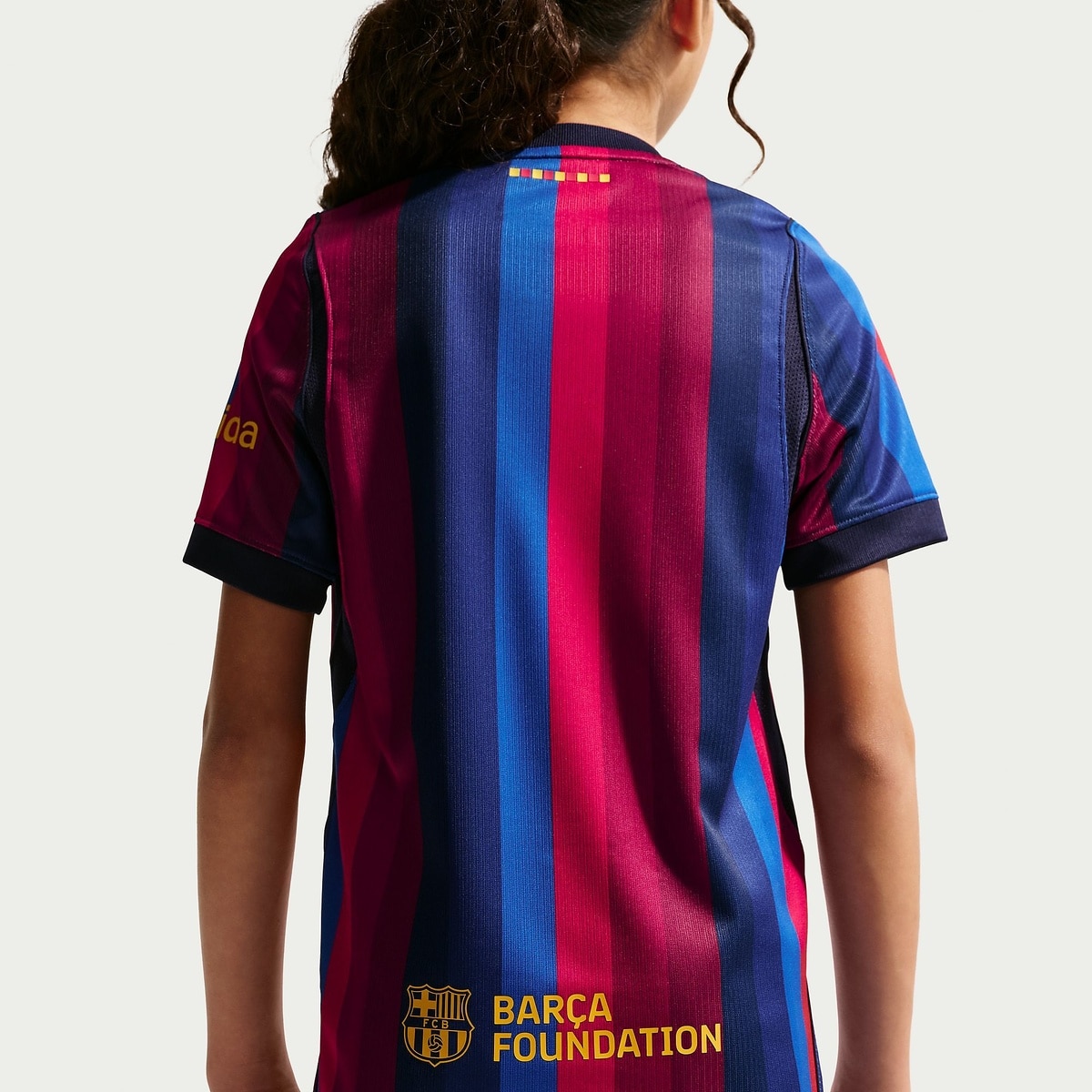 ナイキ YTH FCB DF JSY SS STAD HM S/S トップ