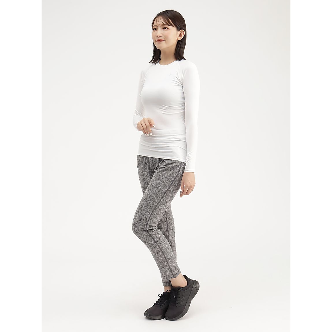 UA HEATGEAR COMPRESSION LONG SLEEVE CREW NECK SHIRT