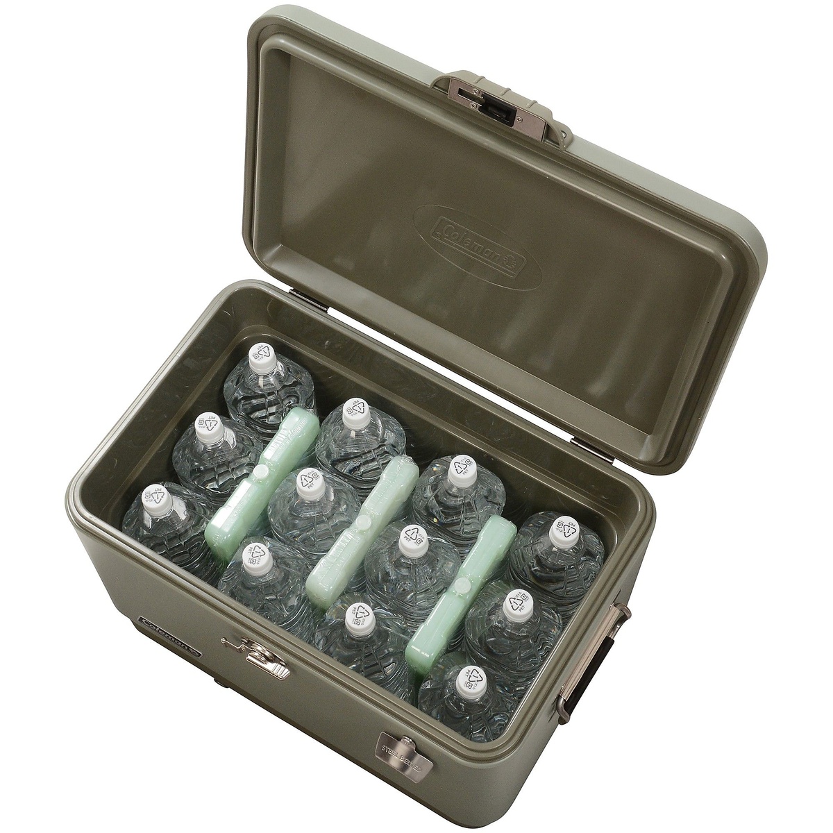 54QTスチールベルトクーラー(セージ)