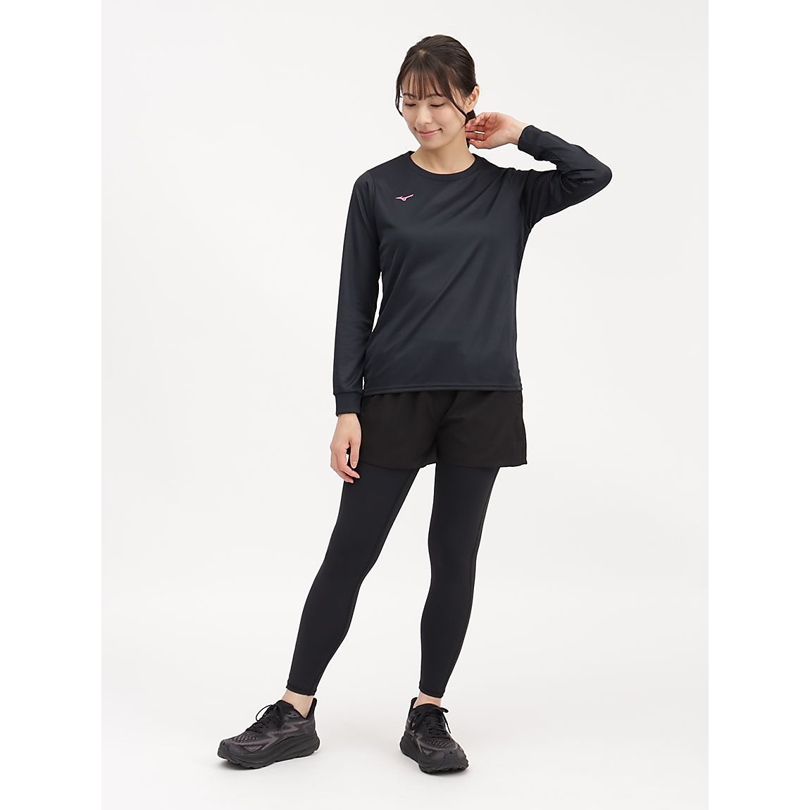 ナビドライTシャツ（長袖・丸首・ウィメンズ）