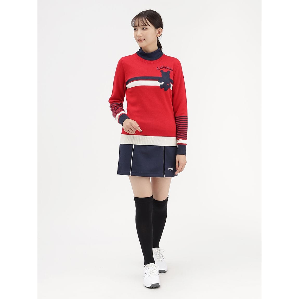 クルーネックニット
