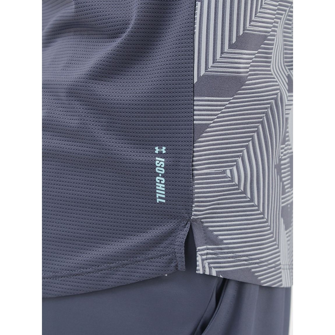 UA ISO-CHILL SHORT SLEEVE PRINTED