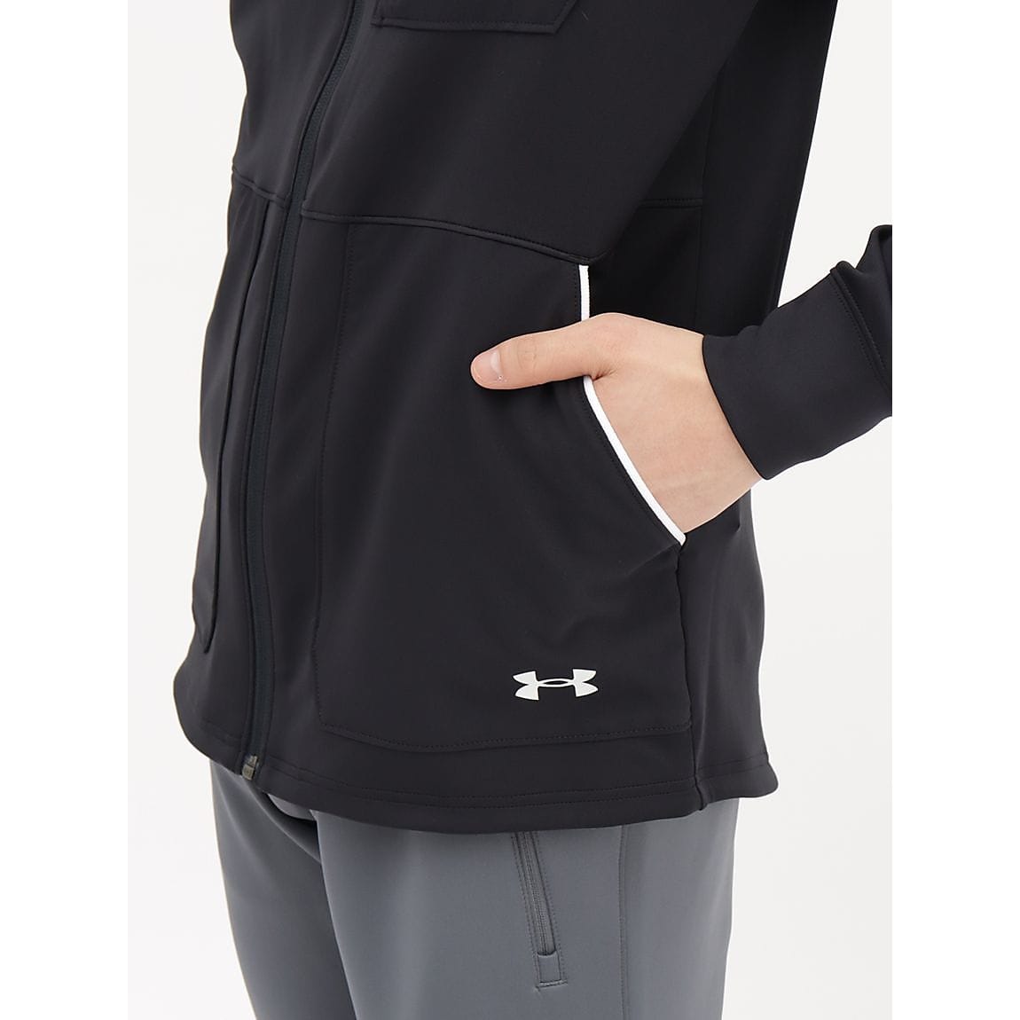 UA ARMOUR KNIT FULL ZIP