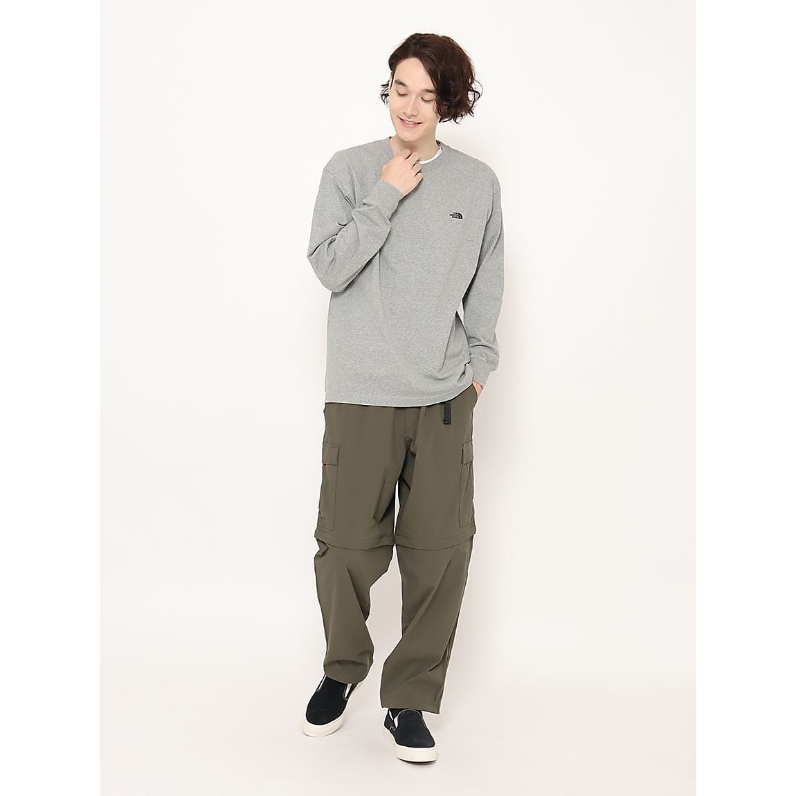 L/S Nuptse Cotton Tee (ロングスリーブヌプシコットンティー)