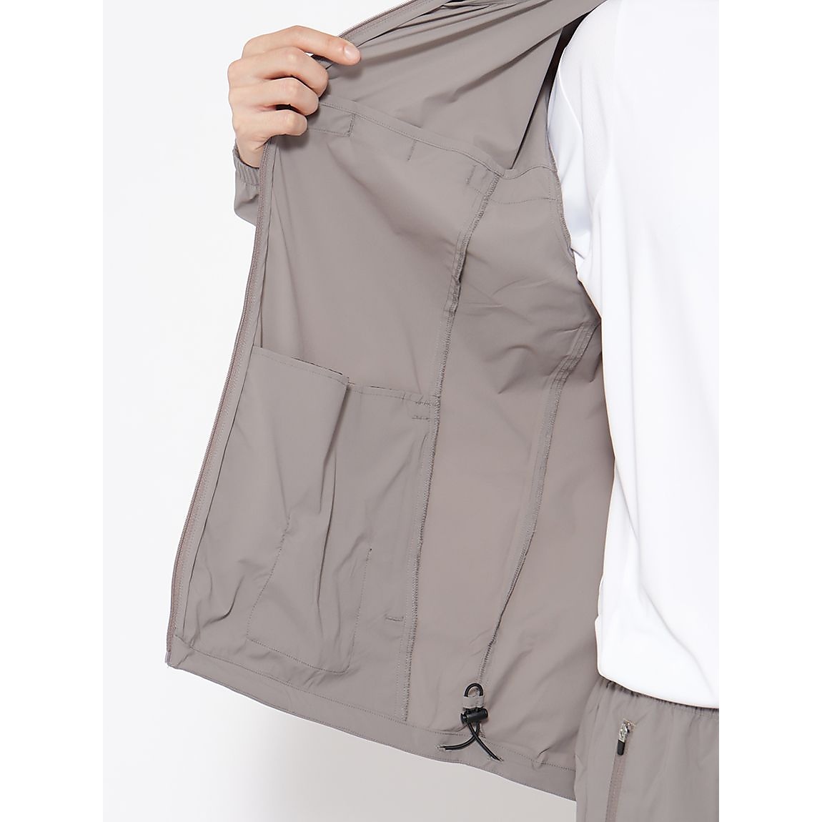 for RUN  軽量撥水ストレッチ ウインドジャケット MENS