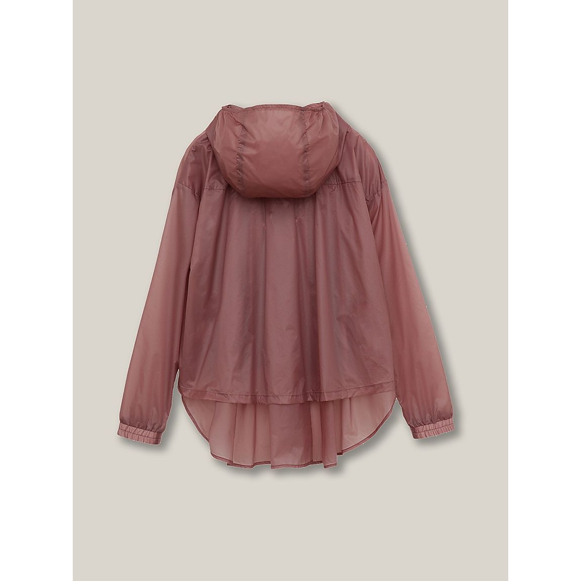 ナイロンリップ フルジップフーディフレア LADIES